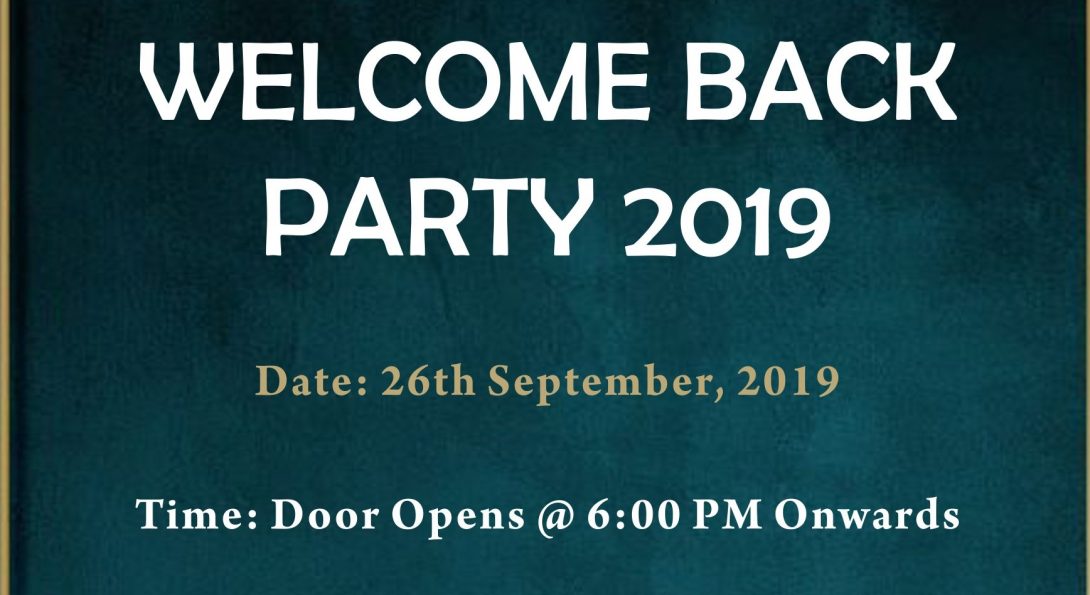 Welcome back Party 2019